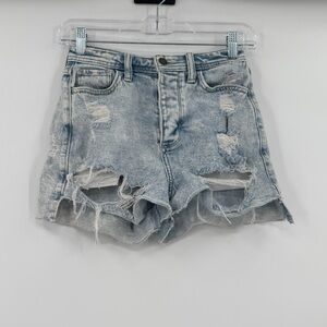 Hollister curvy high rise mom shorts 0/24